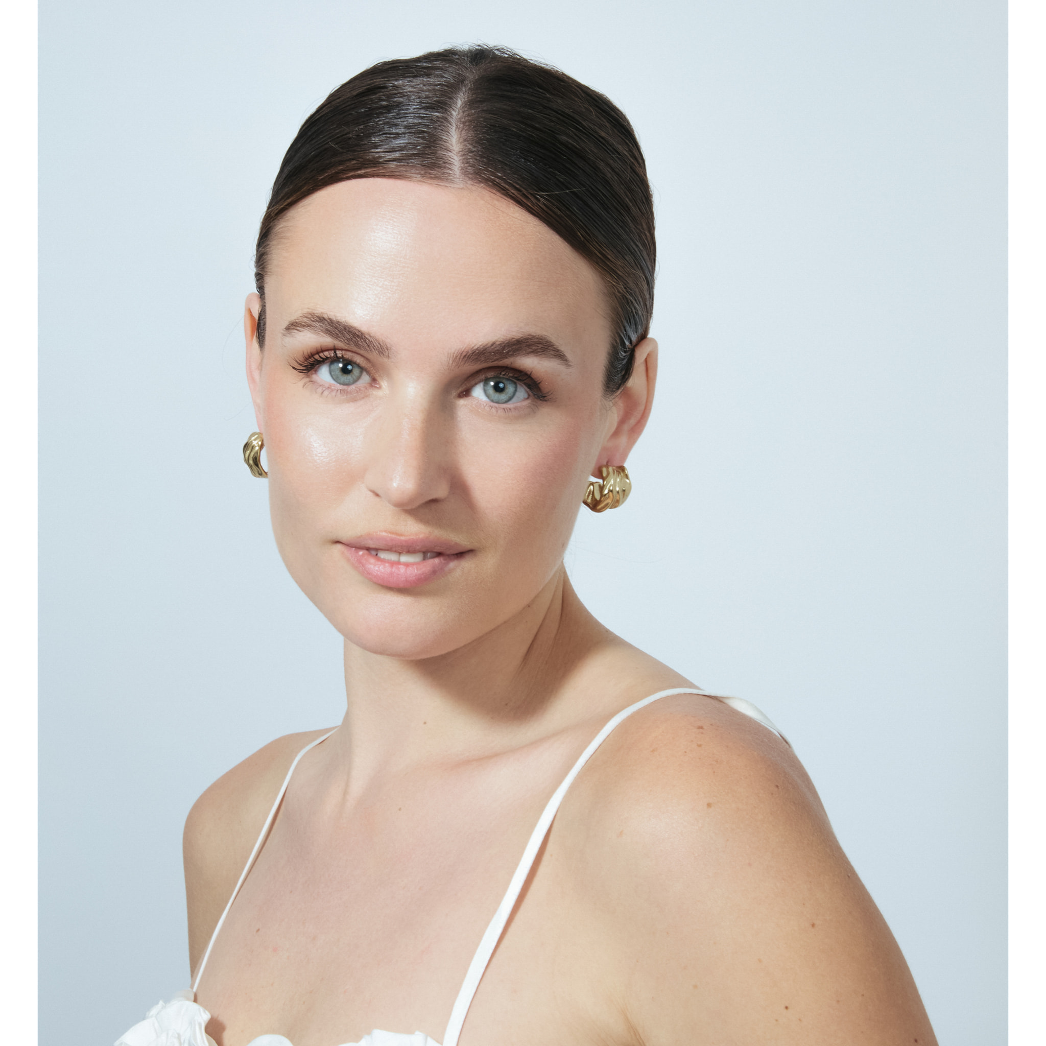 Pendientes Deurisk acabado oro amarillo 18k