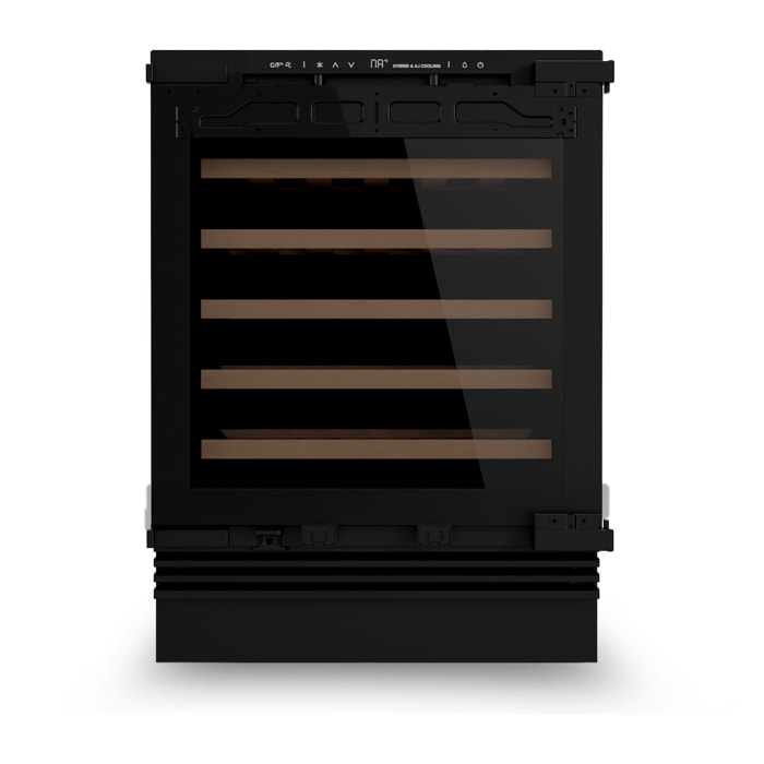 Vinoteca encastrable e integrable 48 botellas, 134 L, LES PETITS CHAMPS, temperatura regulable 5–22 °C