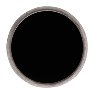 Florero Ceramica Negro Gris 20x20x31 Cm