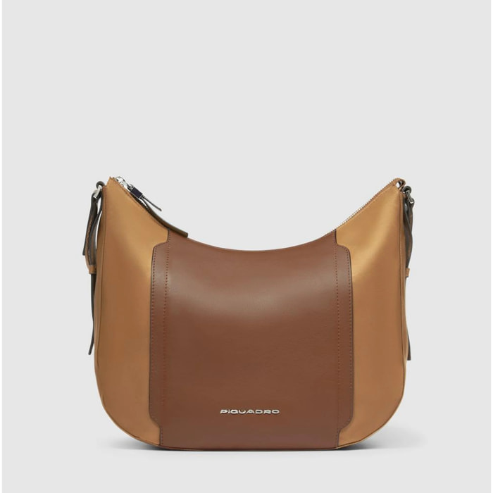 Piquadro Borsa tracolla porta iPad®mini con protezione RFID e tasca per Piquadro Smart Tracker