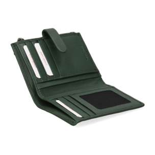 Portafoglio  da donna ecopelle Prodotto Vegano 13x9x2,5 cm