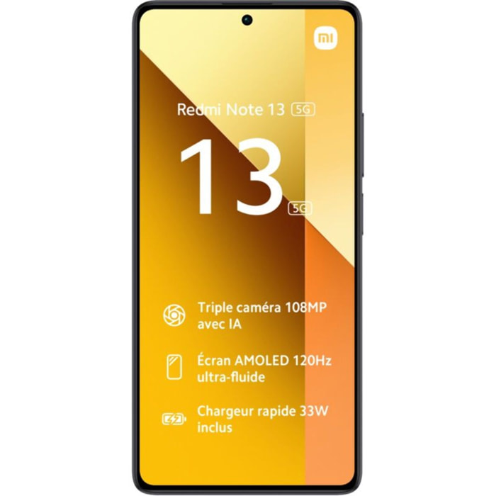 Smartphone XIAOMI Redmi Note 13 256Go Noir 5G