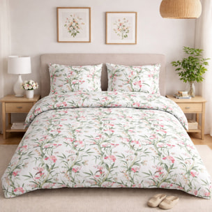 UNO CASA DESIGN Completo Letto Dec.Martignano_Matrimoniale_Bianco