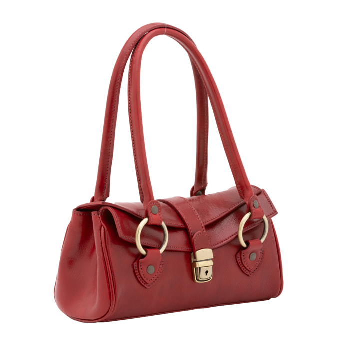 Borsa a mano da donna - Modello False - 100% pelle - 29.0 x 15.0 x 12.0 cm