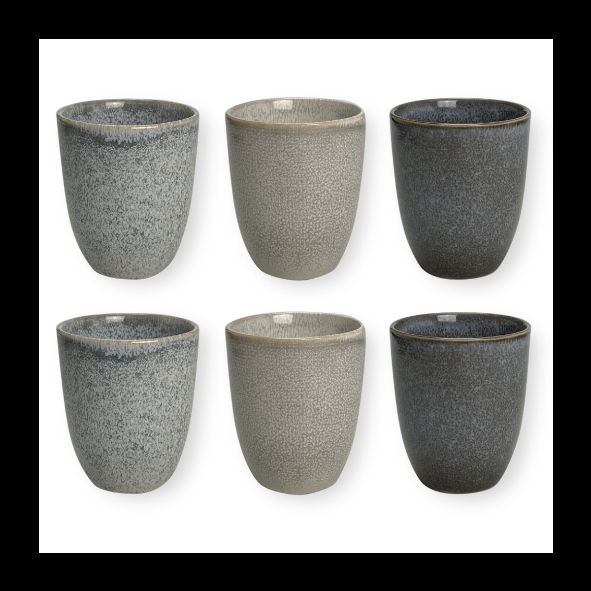 Lot de 6 tasses, ZAO