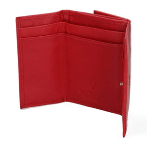 Portafoglio donna - Modello False - Ecopelle e poliestere - 10.0 x 7.5 x 2.0 cm