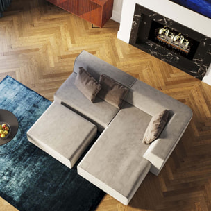 Assise centrale canapé Infinity gris Kare Design