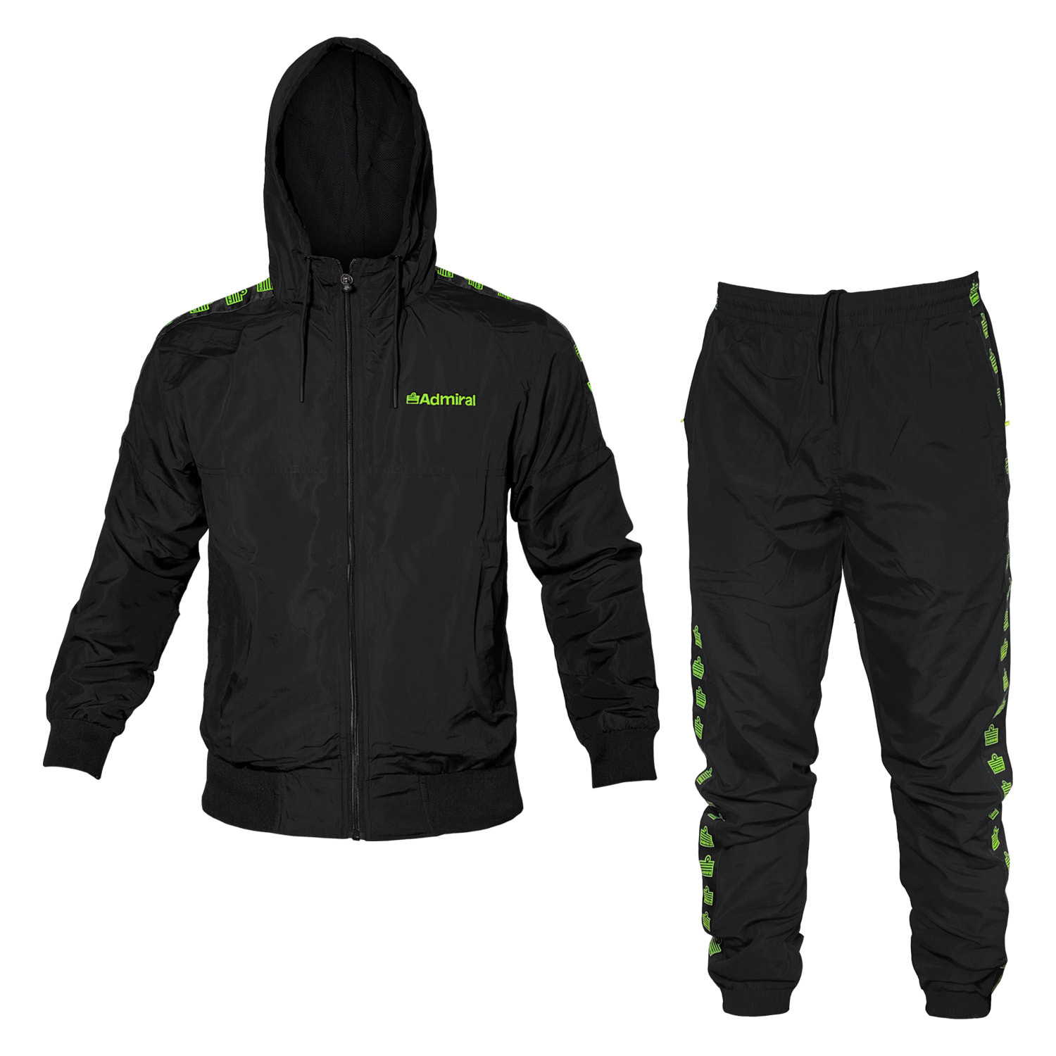 Tuta Uomo ADMIRAL Microfibra Cappuccio Full Zip Art.2384