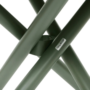 Table de jardin 4 places Nebullia D105cm vert laurier