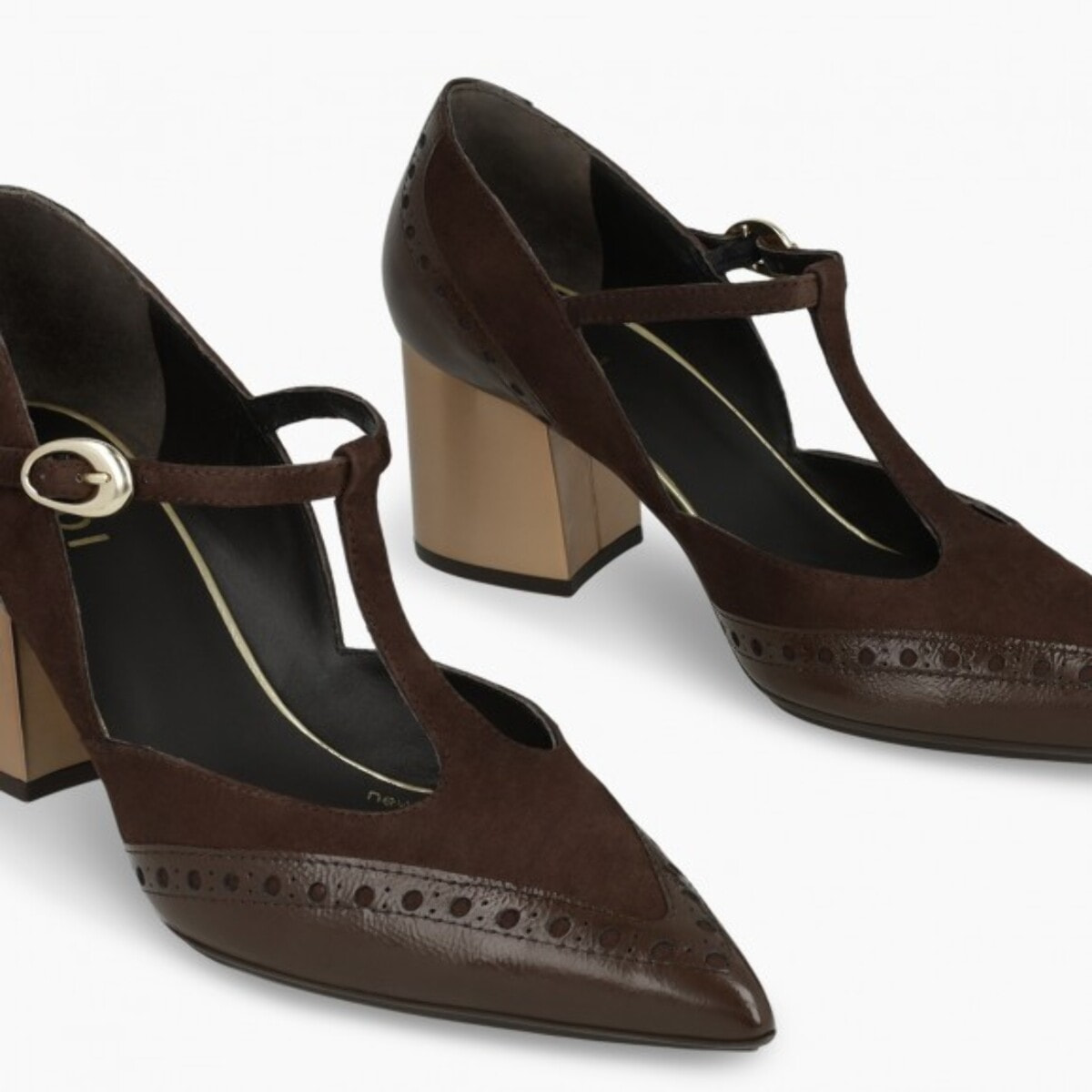 ZAPATOS DE SALÓN MARRONES NILO