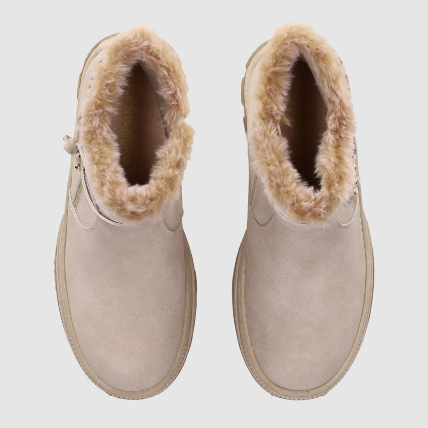 Botines - Beig - Tacón: 5 cm