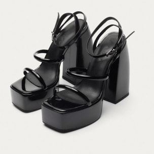 Mim Shoes  -  Sandalias de tacón  -  Dara   - Negro