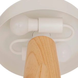 Lampe champignon secteur Pola blanc H36cm