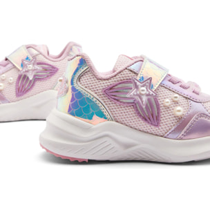 Zapatillas Sirena Rosa Con Luces