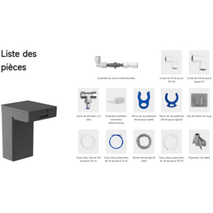 KIT DREAME Raccordement eau auto robot X40 L40 L10s Pro Ultra