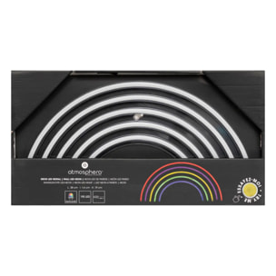 Tube néon mural led "Arc en ciel" L38cm