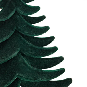 SDN PLF SAPIN VELOUR VERT 14CM