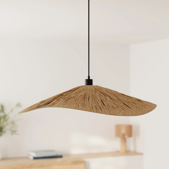 Suspension en raphia 75 cm - Stellaire