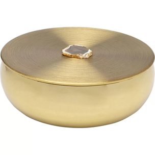 Boîte Shine dorée 24cm Kare Design
