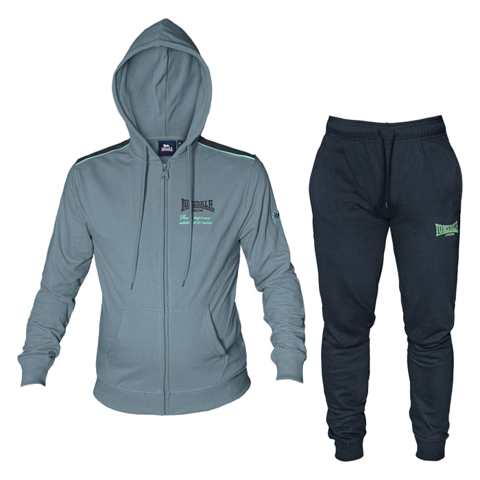 Tuta Uomo LONSDALE Cotone Leggero Primavera Full Zip