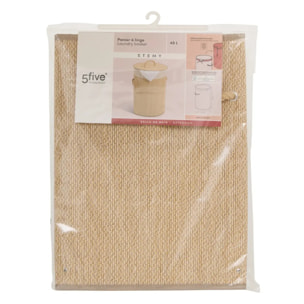 Panier à linge Stemy 60L blanc