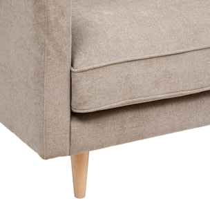 Canapé "Candice" 3 places 194x96cm beige