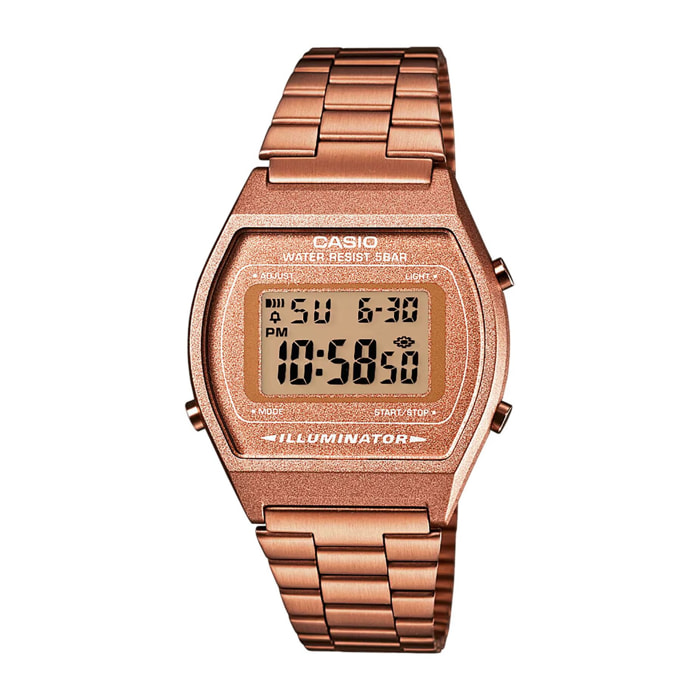 Reloj Casio B640WC-5ADF Unisex Digital Cuarzo con Correa de Acero inoxidable