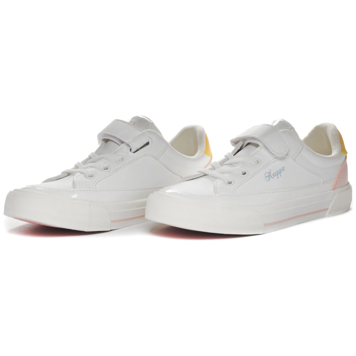 Sneakers Kappa Bambina Logo Mia Ev Kid Bianco