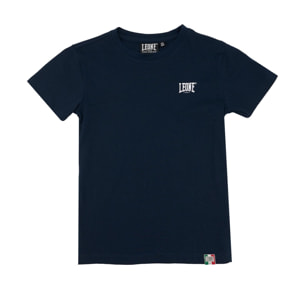 Camiseta básica de algodón de manga corta Leone para niños