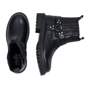 Botin con elastico - Piel