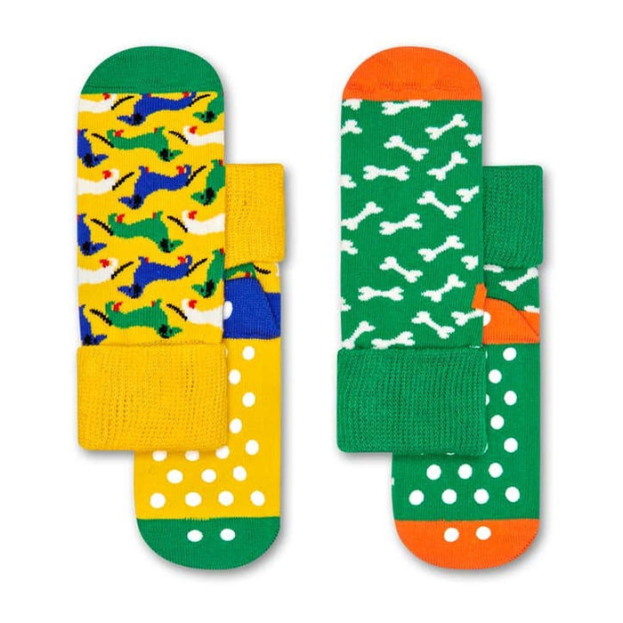 Calcetines pack-2 kids dog anti-slip