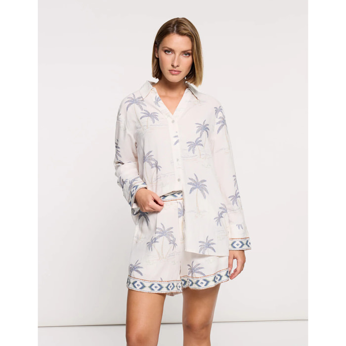 Camisa Manga Larga Blanco - Calmin