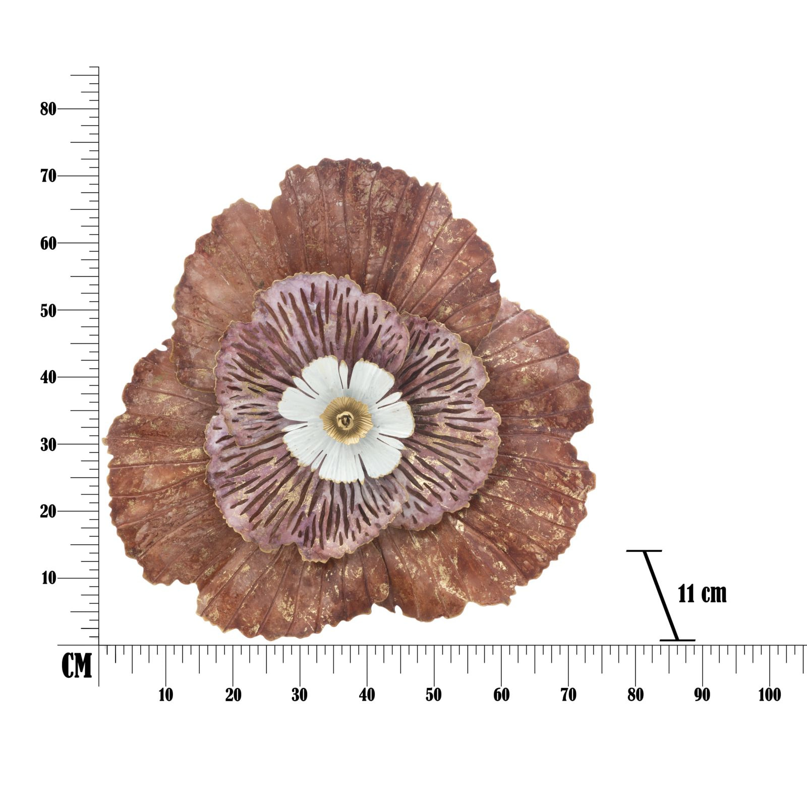 PANNELLO IN FERRO BUNGA CM 73,5X11X72