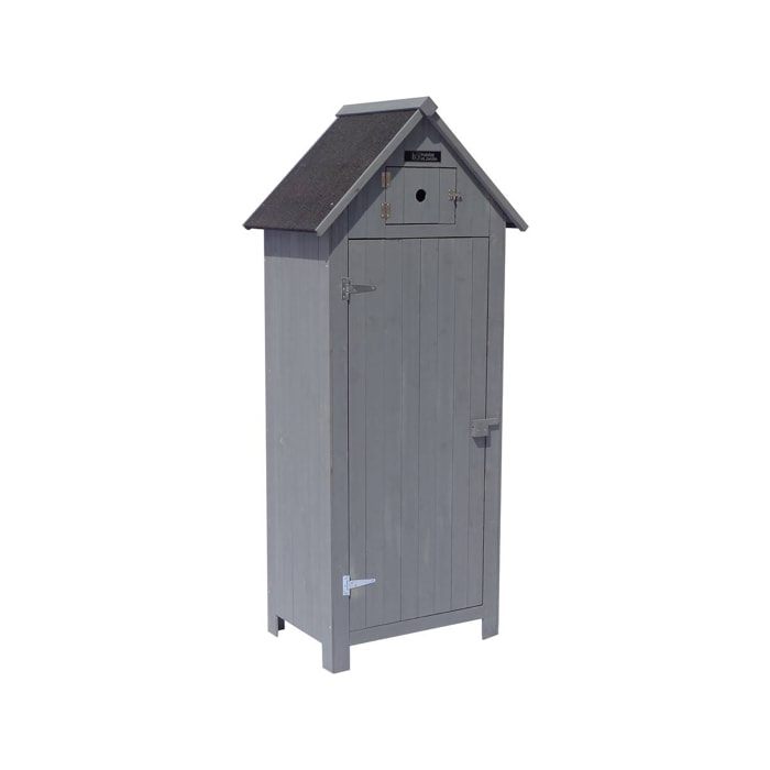 Armoire de jardin "Cabanon" - 77 x 54.5 x 179 cm - Anthracite