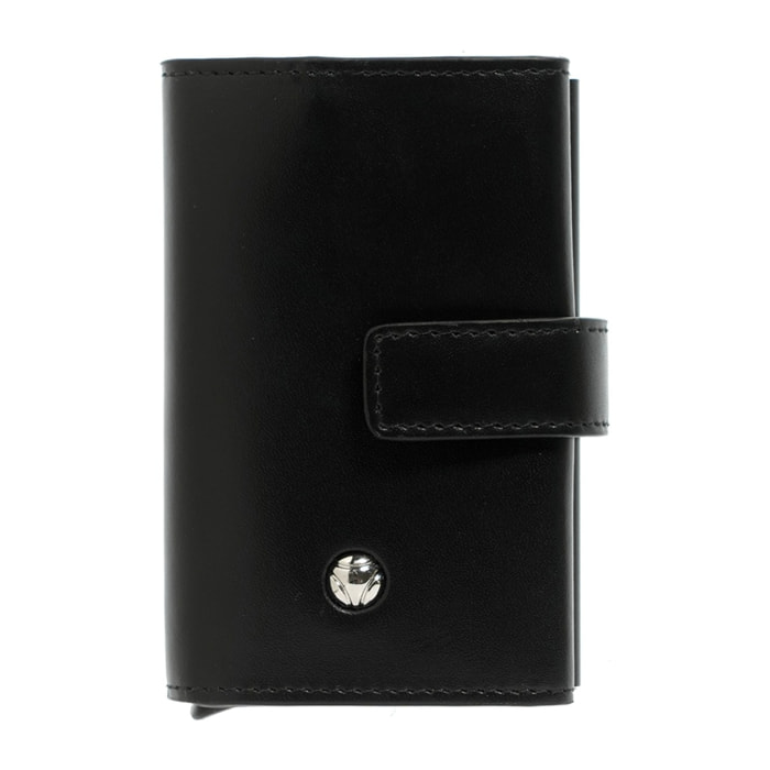 Portafoglio uomo in vera pelle - Modello Erevan Plus - Casual - 11.0 x 7.0 x 2.0 cm