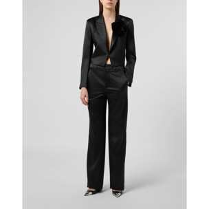 PHILIPP PLEIN Satin Bolero Flower