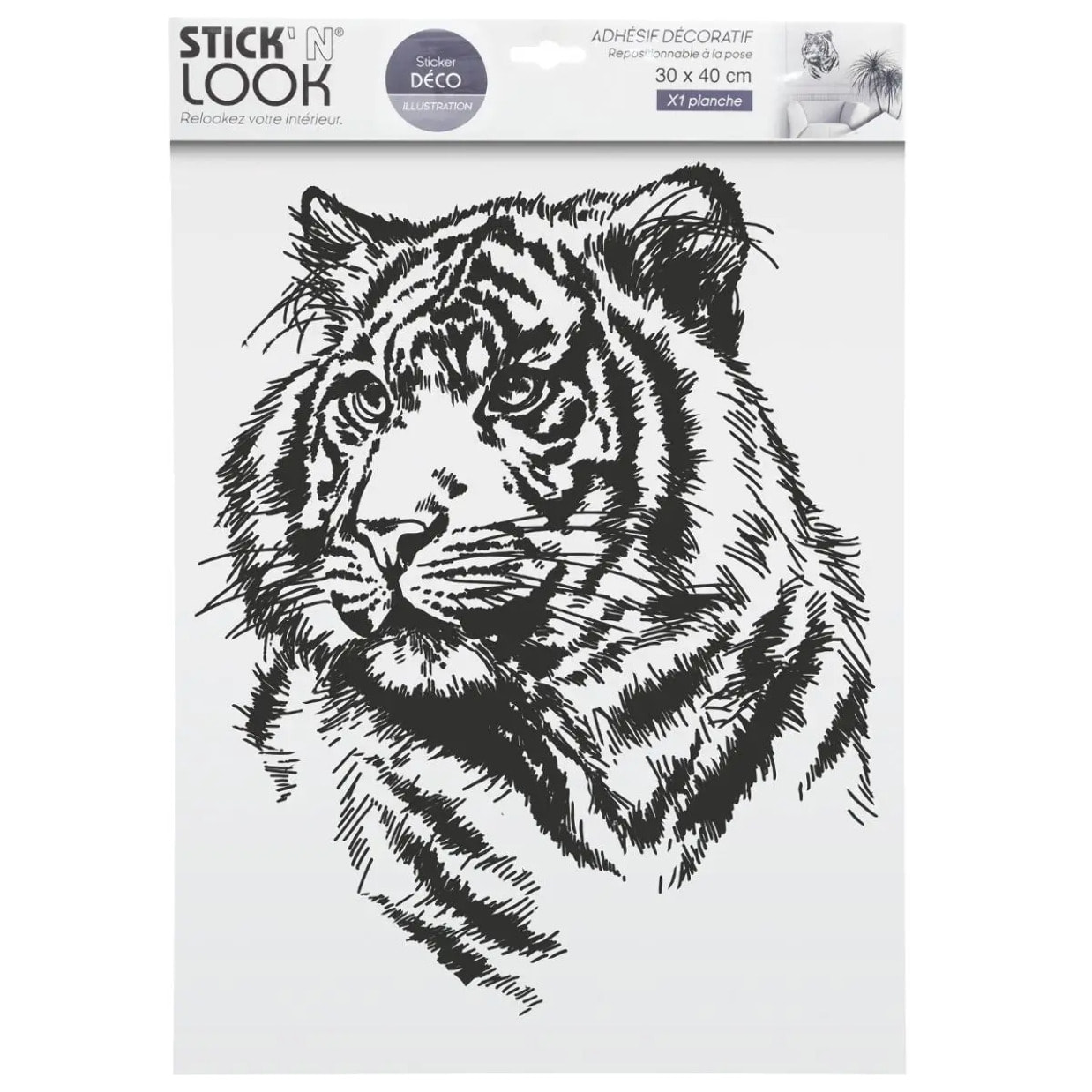 Sticker Illustré  Jungle 30 x 40