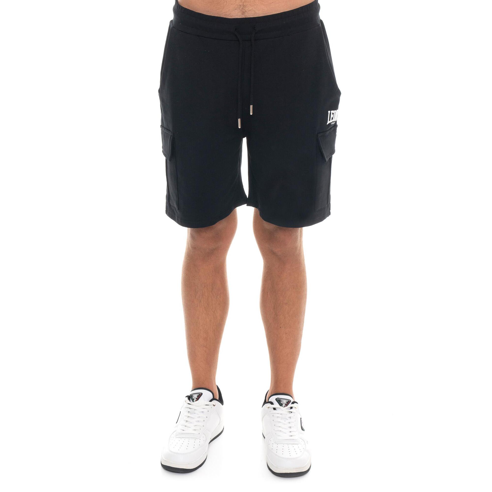 Bermudas cargo para hombre con logotipo pequeño