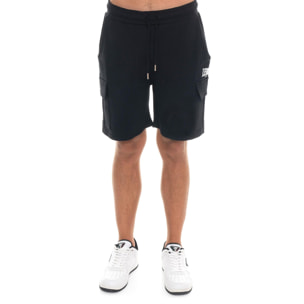 Bermudas cargo para hombre con logotipo pequeño
