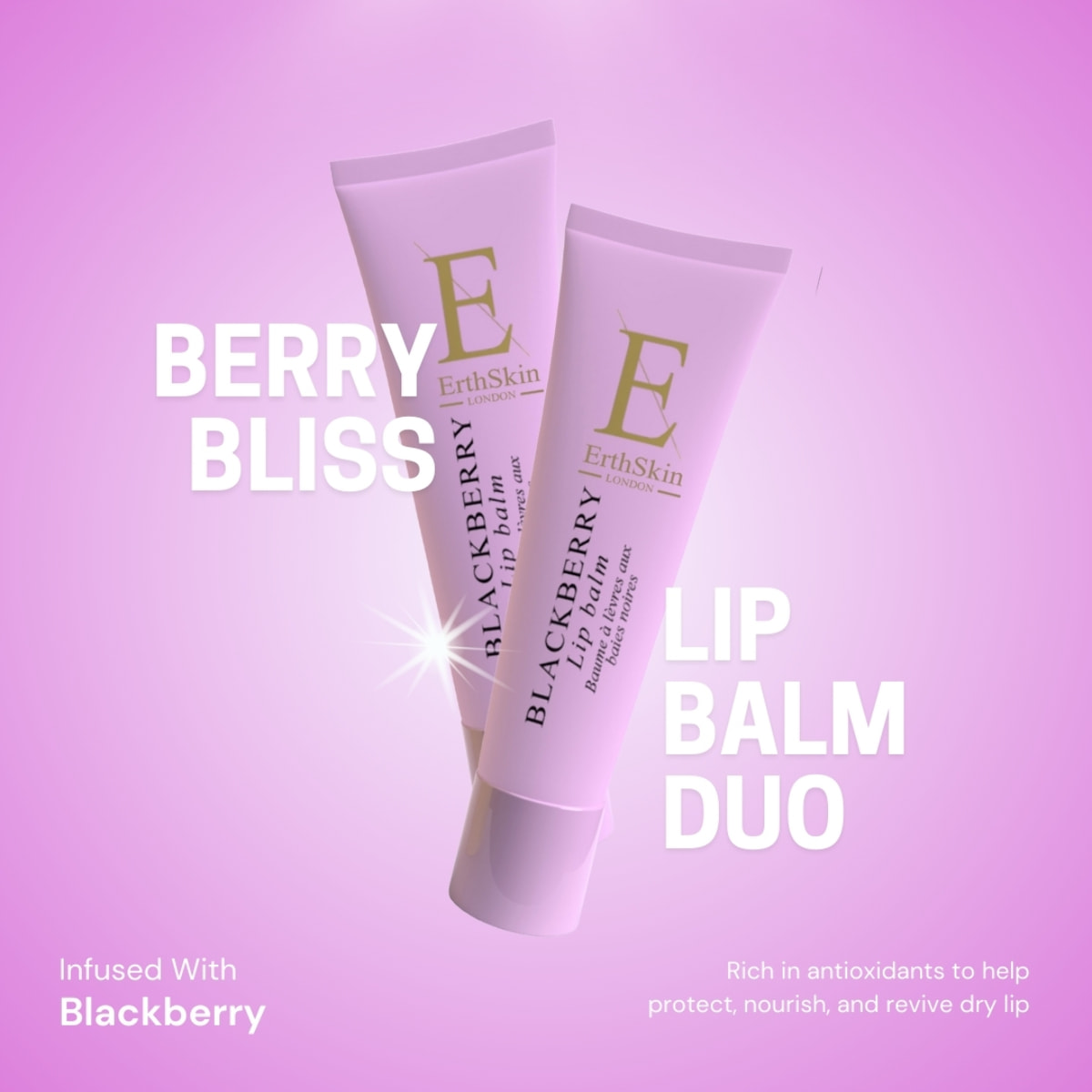 Set de bálsamos labiales Eclat Berry
