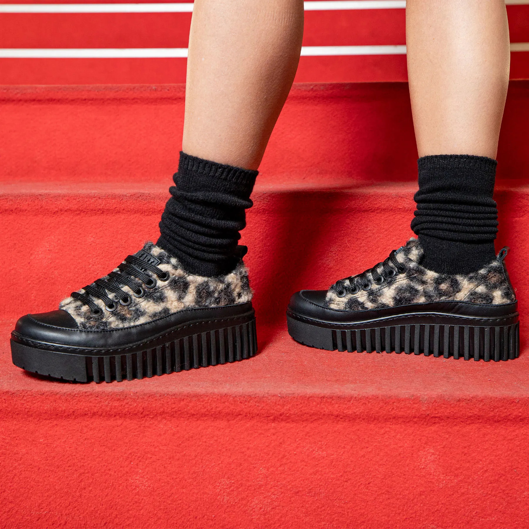 Zapatos 1518S FANTASY LEOPARD-BLACK/BRIGHTON color Leopard-black