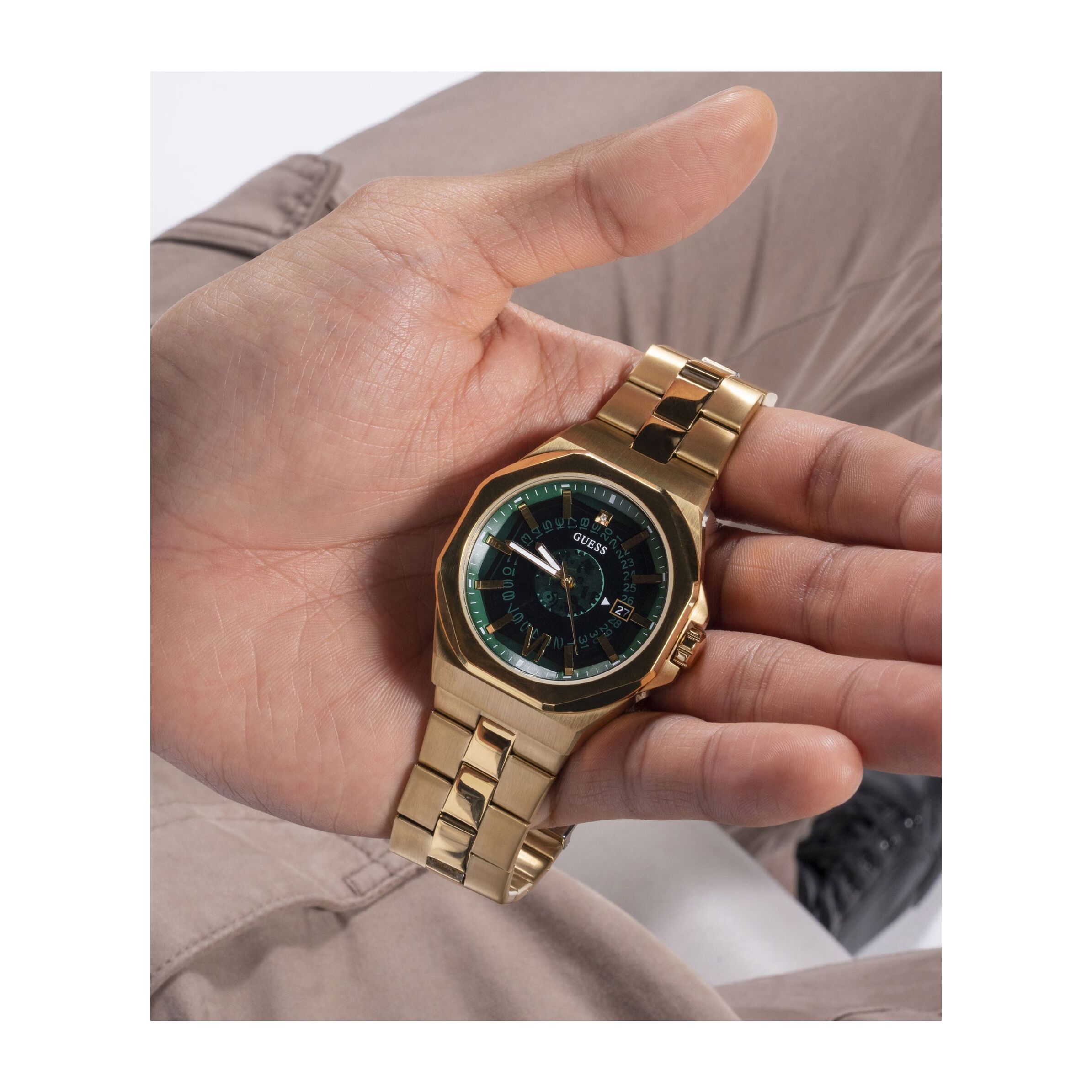 Guess Orologio Analogico Al Quarzo Emperor