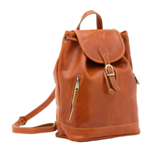 Borsa a spalla da donna - Modello False - 100% pelle artigianale - 25.0 x 32.0 x 14.0 cm