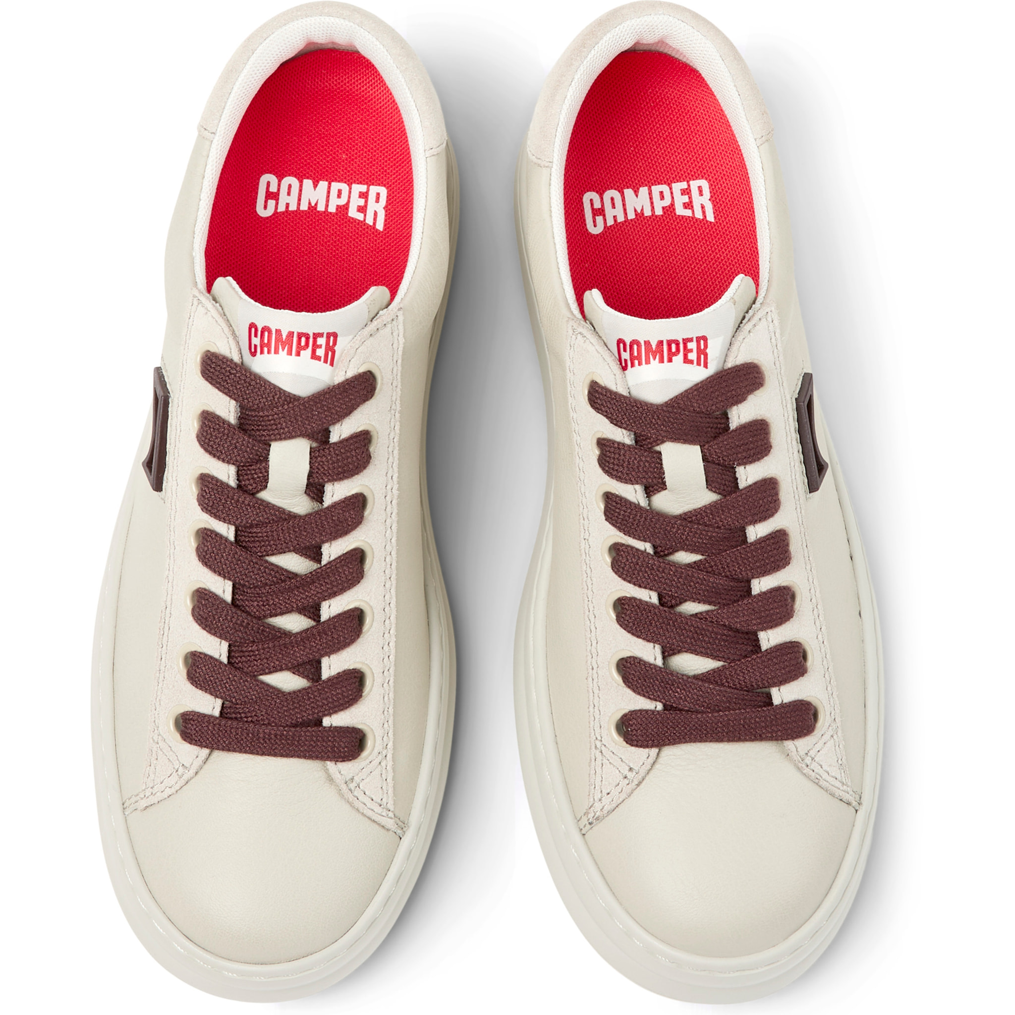 Sneakers - CAMPER Runner Four - Beige - Pelle liscia
