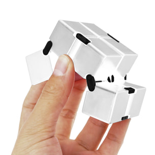 DAM Infinity Cubo Antistress 4x4x4 Cm. Colore bianco