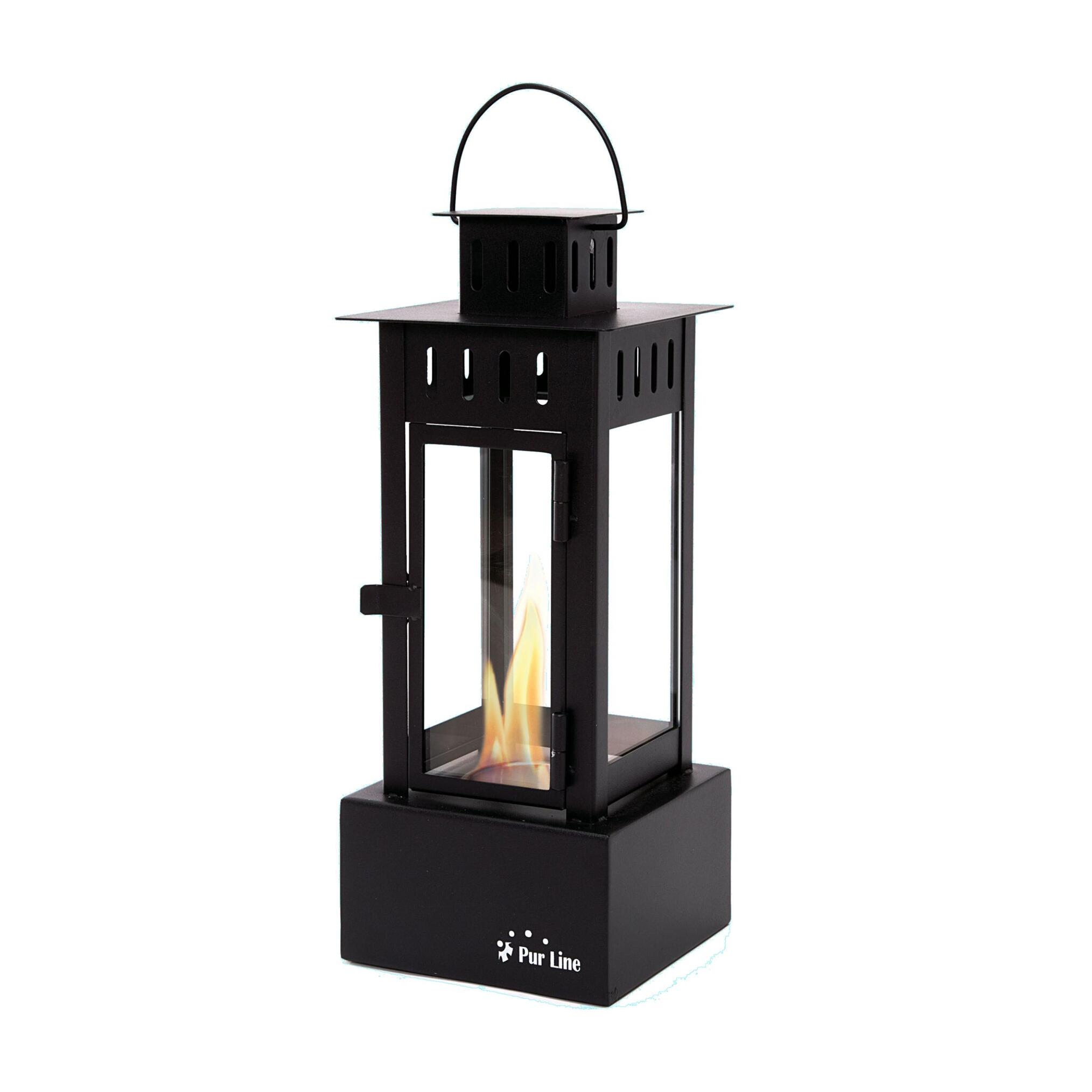 Lanterne éthanol en acier inoxydable