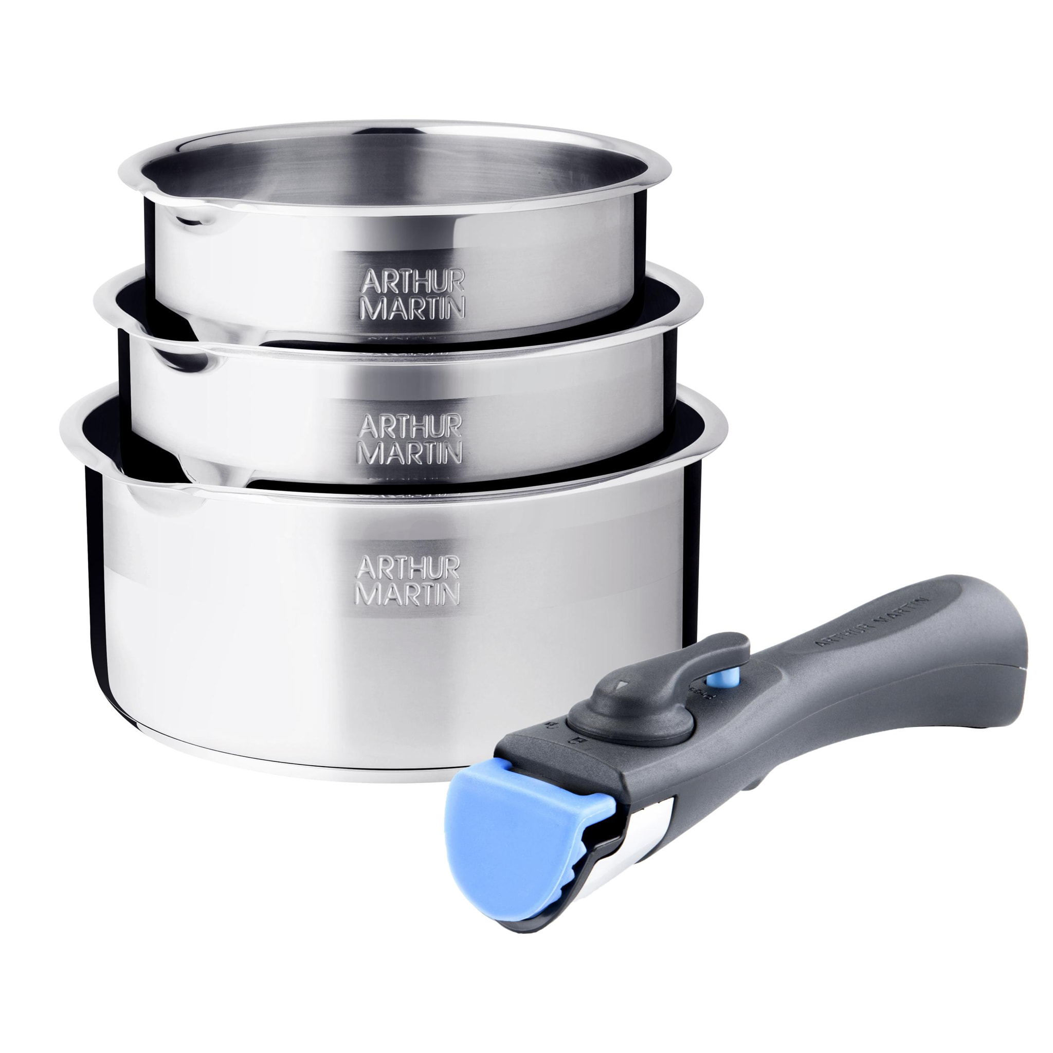 AM. Set de 3 casseroles 16/18/20cm