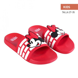 Ciabatte Rosse con fascia Minnie Lei Disney Rosso