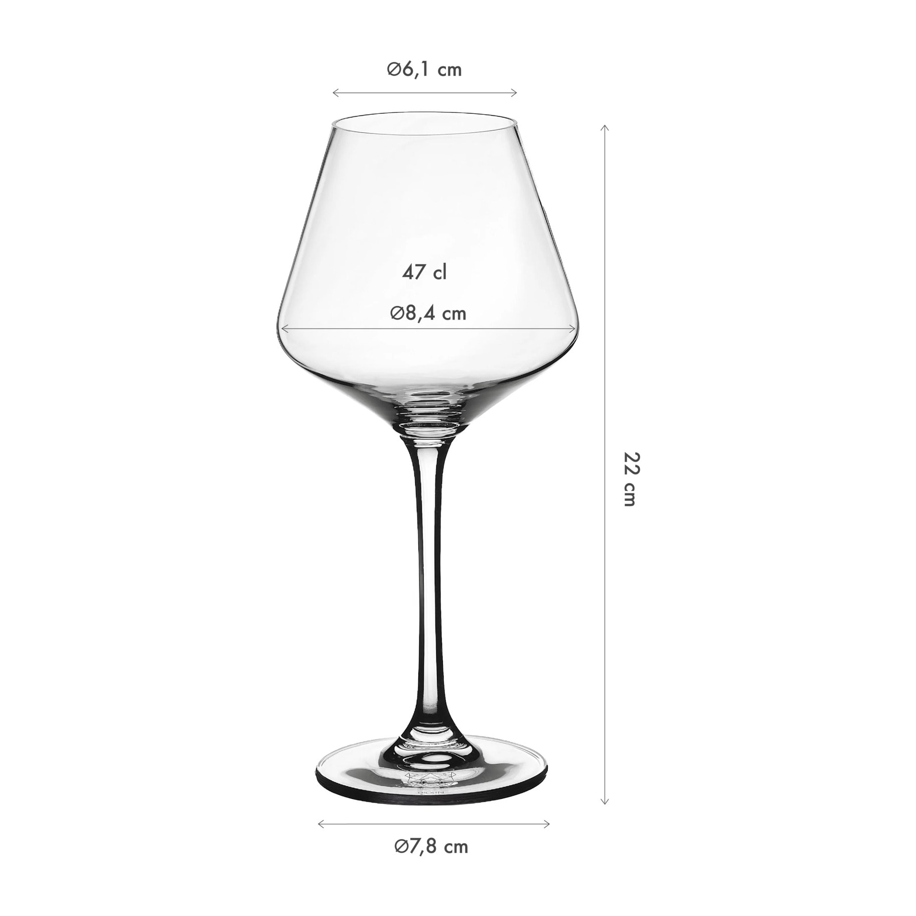 Verre à pied 47cl LAGOM - 6 pièces