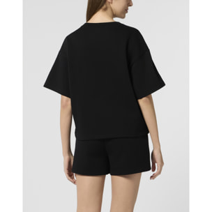 PLEIN SPORT Round Neck T-Shirt Icon Scratch